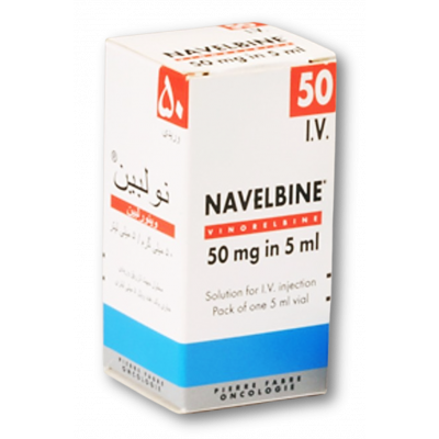 NAVELBINE 50 MG / 5 ML ( VINORELBINE ) IV 5 ML VIAL